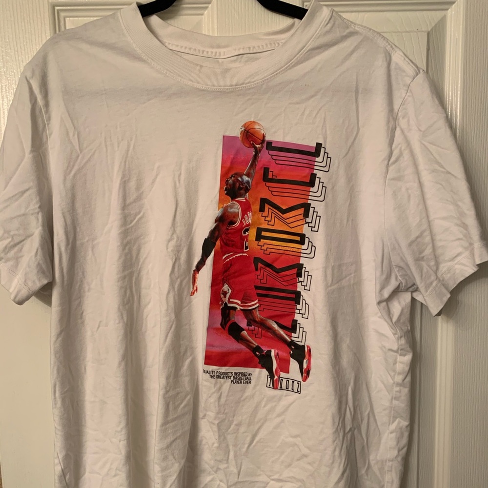 White Jordan Graphic Tee